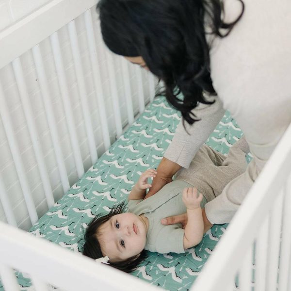 Crane Oh So Soft Muslin Crib Sheet on Sale