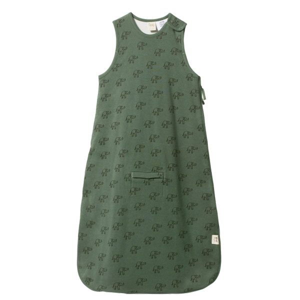 Organic Cotton Sleeping Bag - Elephant Sprout Print Discount