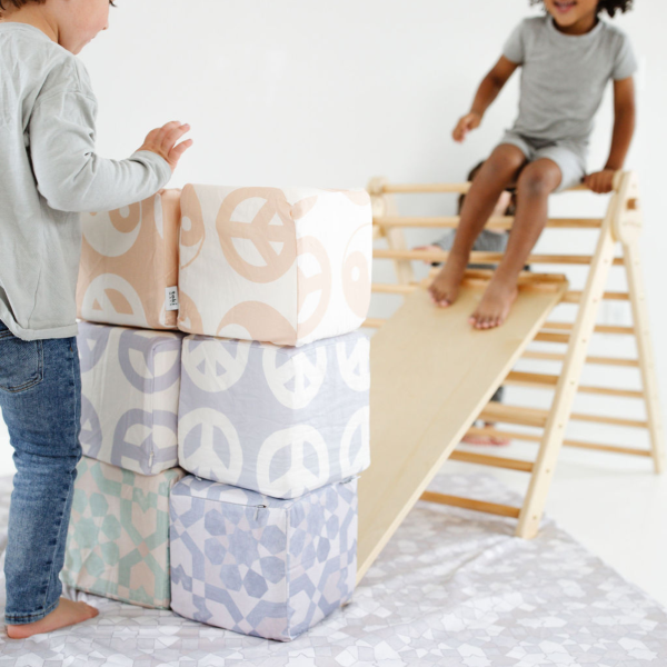 Beige Yin Yang Play Cube on Sale - Image 5