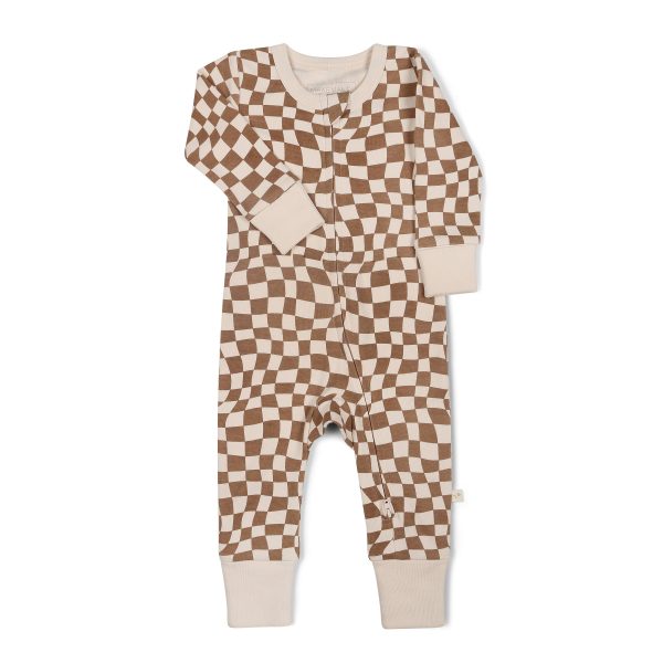 Organic 2-Way Zip Romper - Groovy For Cheap - Image 2