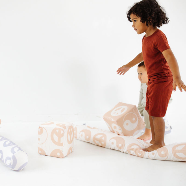 Beige Yin Yang Play Cube on Sale - Image 2