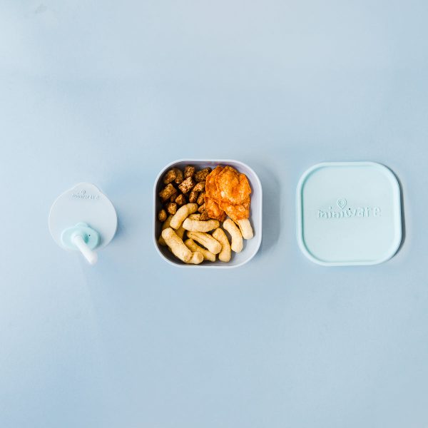 Sip & Snack: All Stages Cup and Bowl Set - Aqua Sale - Image 4