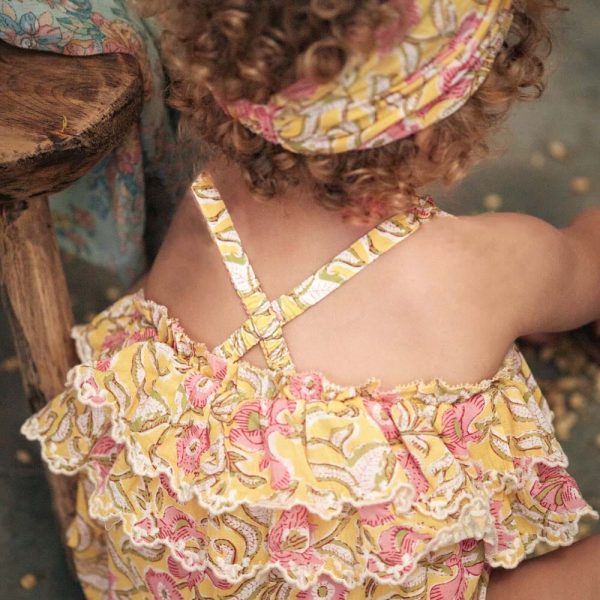 Kumal Romper - Lemon Patchouli Spring For Sale - Image 3