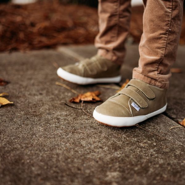 Casual Army Green Low Top {Premium Leather} For Sale