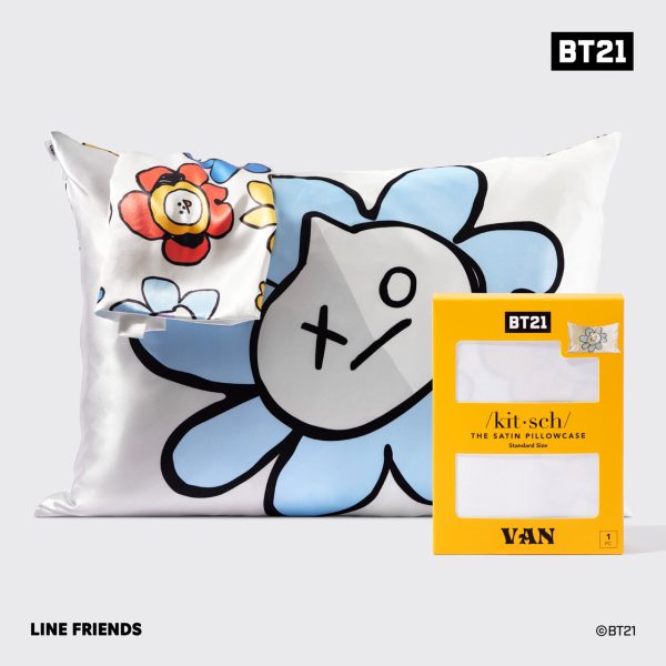 BT21 meets Kitsch Satin Pillowcase - VAN Discount