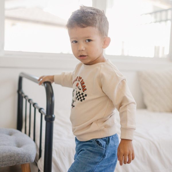 Creep It Real Organic Cotton Crewneck Sweatshirt Hot on Sale - Image 3