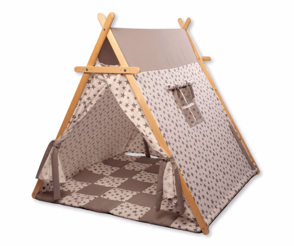 White Stars Play Tent and Play Mat Online