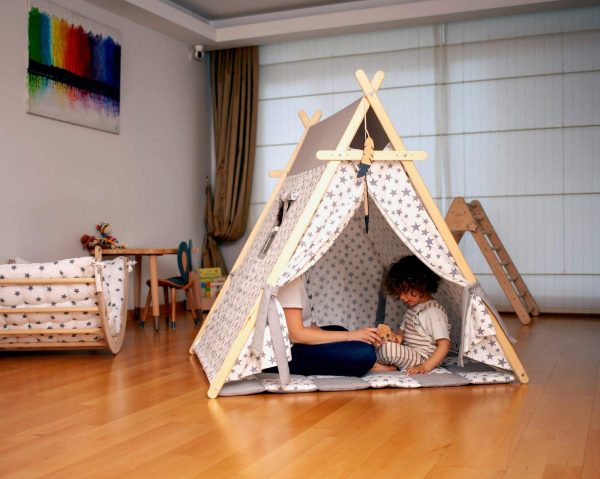 White Stars Play Tent and Play Mat Online - Image 5
