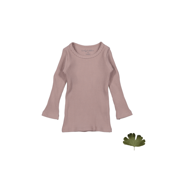 The Long Sleeve Tee - Mauve Discount