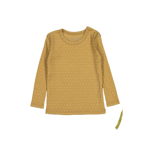 The Printed Long Sleeve Tee - Golden Dot Hot on Sale