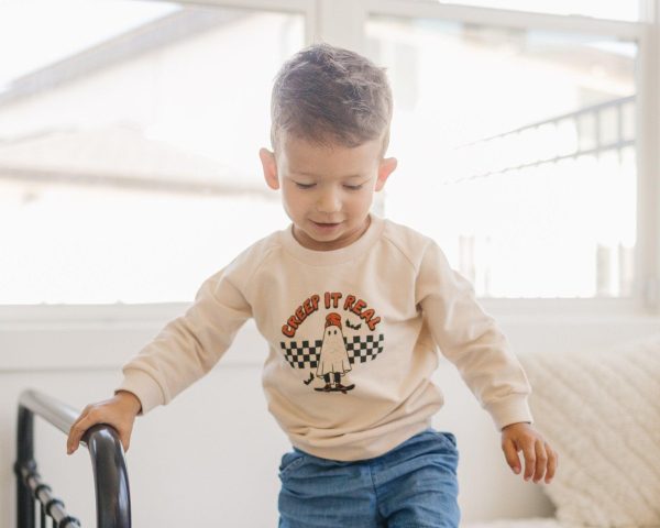 Creep It Real Organic Cotton Crewneck Sweatshirt Hot on Sale