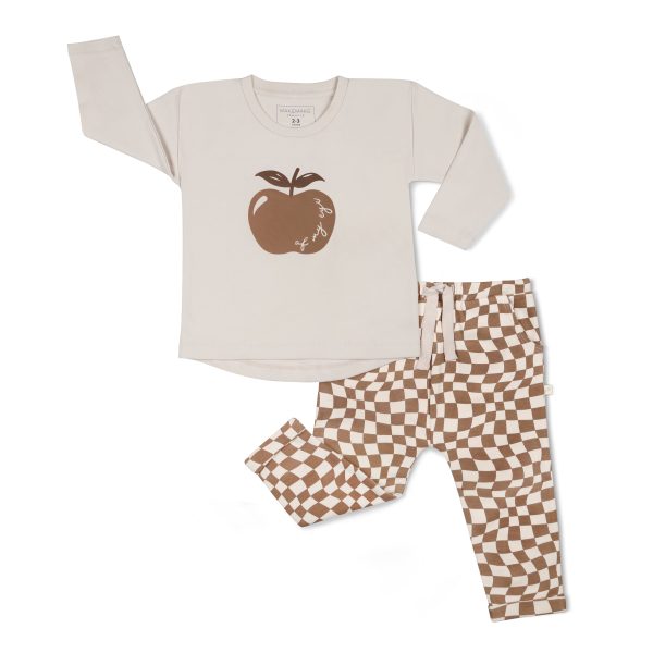 Organic Long Sleeve Tee & Pant Set - Apple Of My Eye Online - Image 4