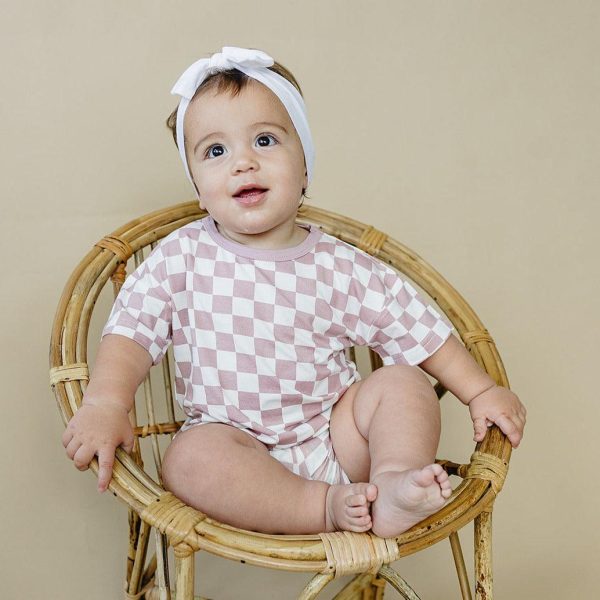 Tropical Haze Check 2pc Bamboo Lounge Set Hot on Sale