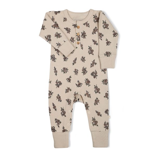 Organic Button Romper - Posy Discount - Image 2