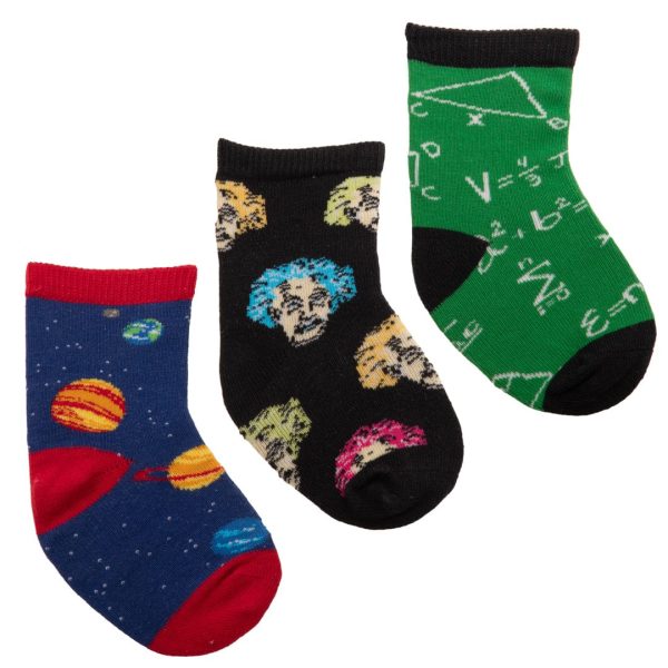 Mini Relatively Awesome Kids 3 Pack Crew Socks Hot on Sale - Image 2