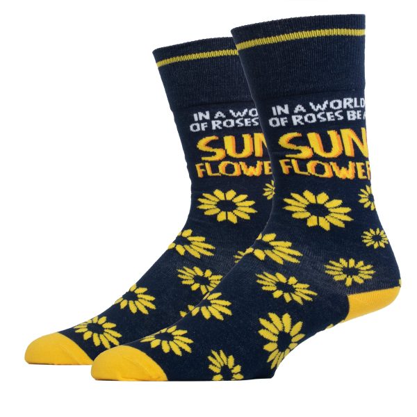 Be A Sunflower Unisex Crew Sock For Discount