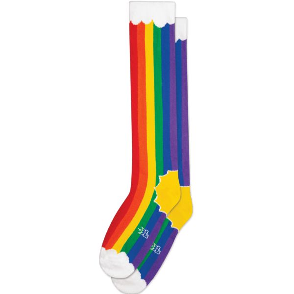 Rainbow Clouds Unisex Knee High Sock Discount