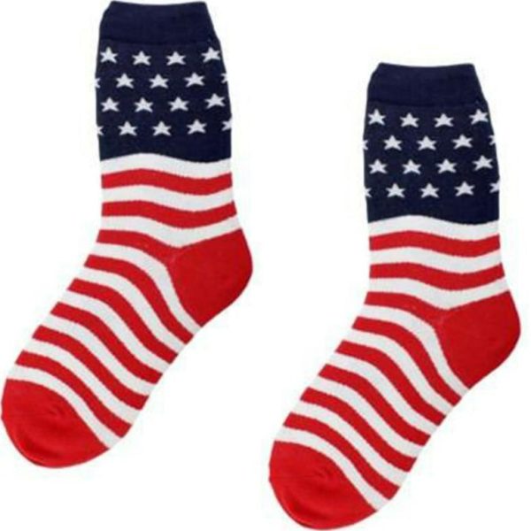 American Flag Socks Women s Crew Sock Sale