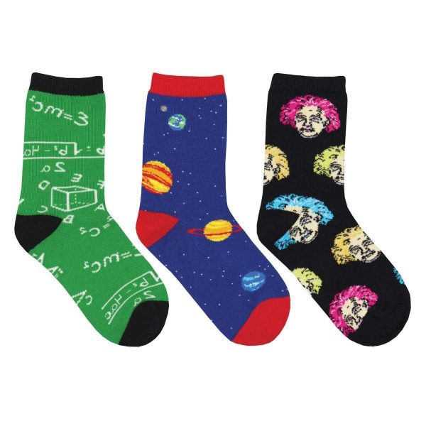 Mini Relatively Awesome Kids 3 Pack Crew Socks Hot on Sale
